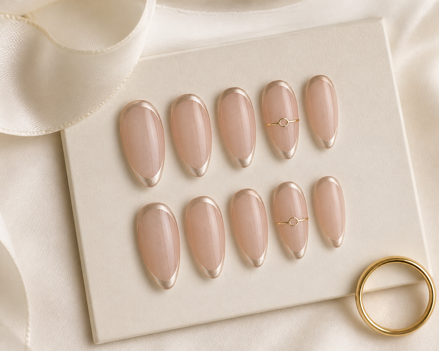 Ring Chrome nail design board